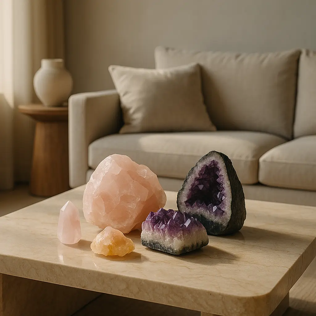 Cristais monumentais em ambientes de luxo - peças gigantes que transformam espaços