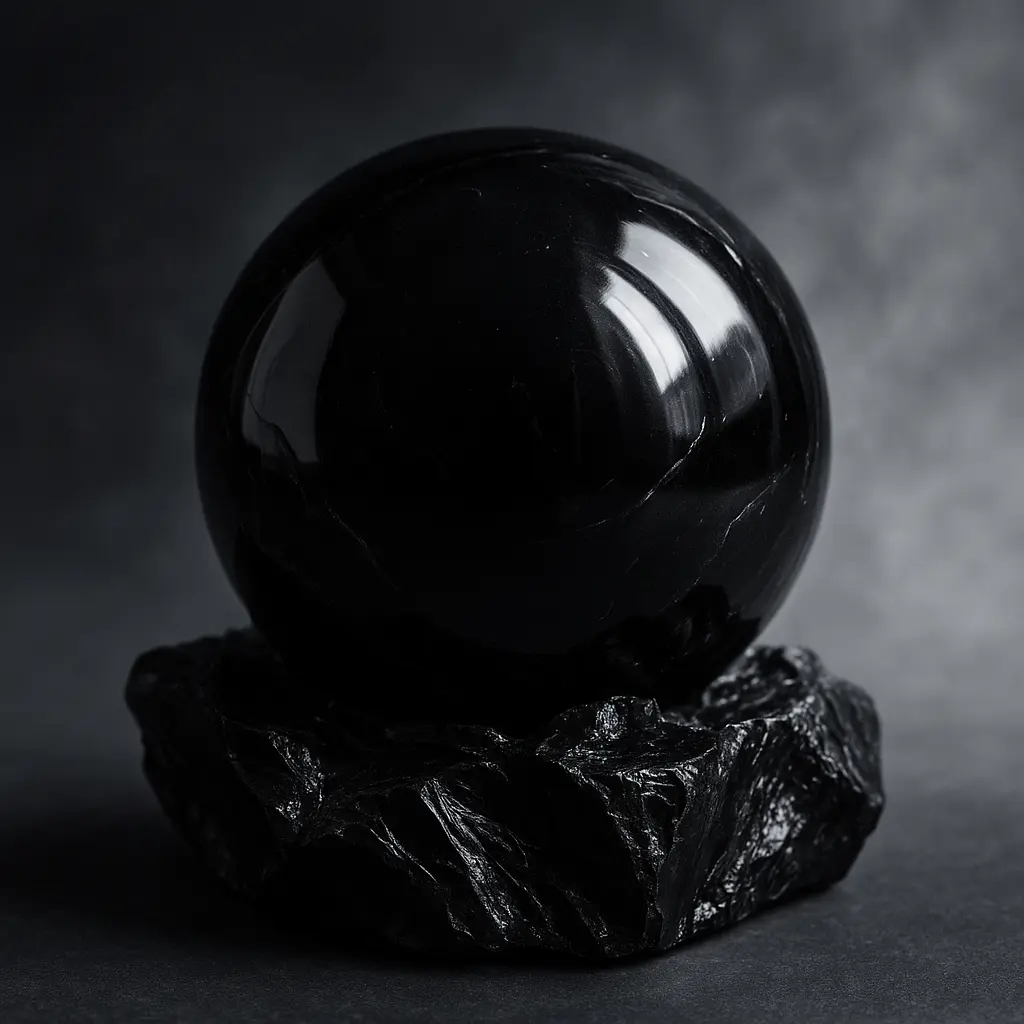 Obsidiana preta de origem vulcânica - história geológica e propriedades únicas