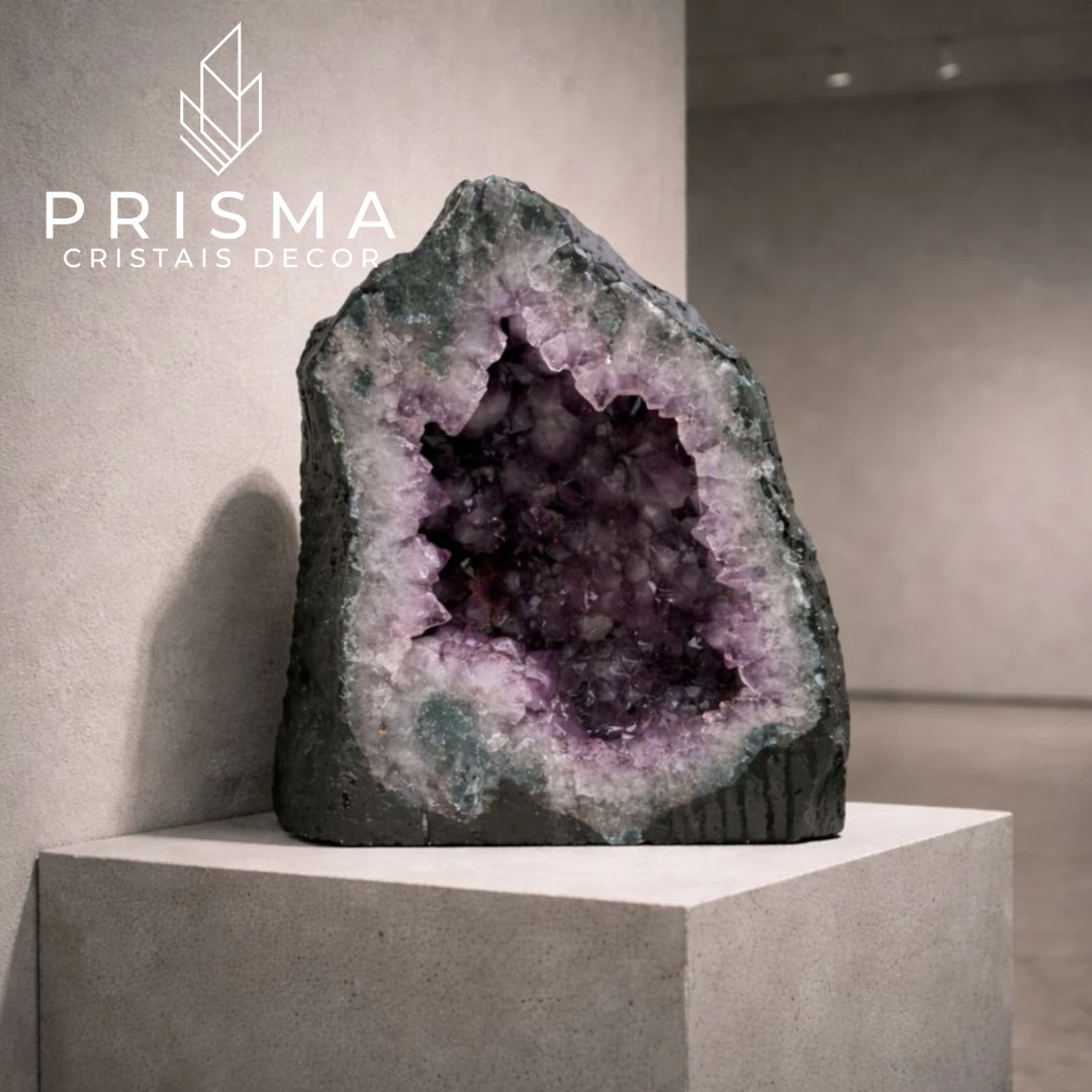 Capela de Ametista Grande - visão completa da peça imponente