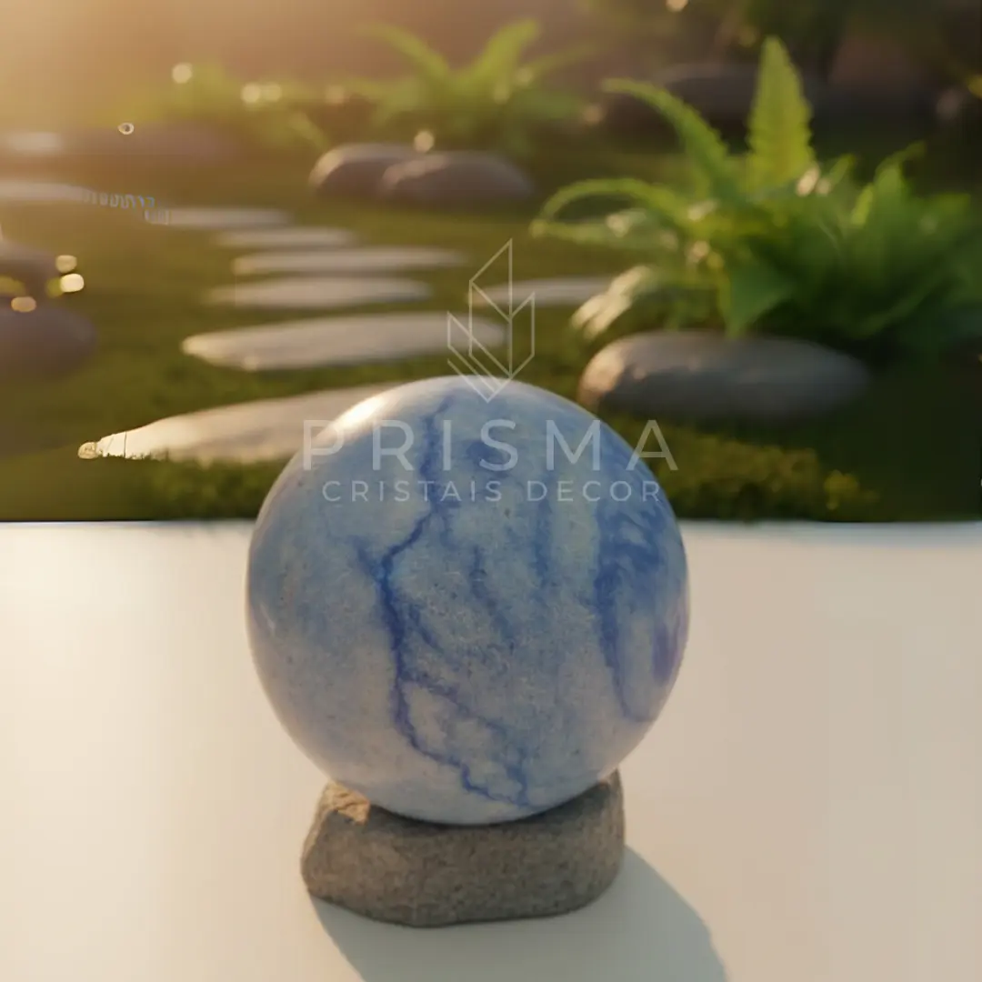 Esfera Quartzo Azul