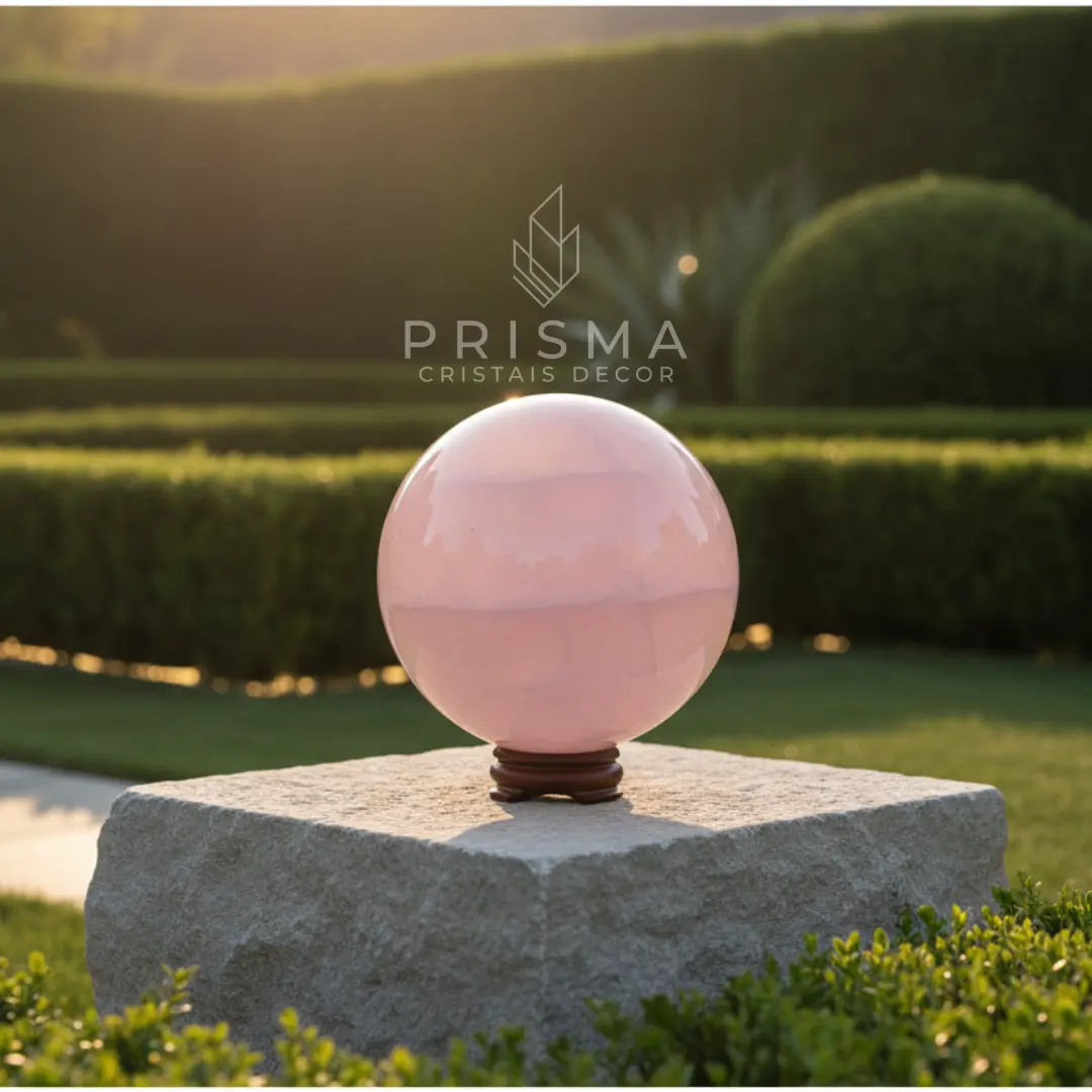 Esfera Quartzo Rosa