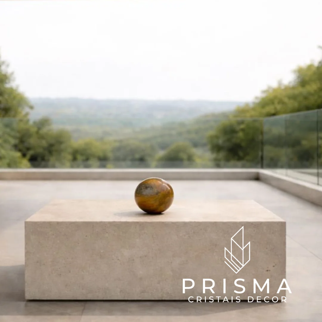 Esfera de Jaspe 3 cristal premium para decoração contemporânea e escritórios executivos