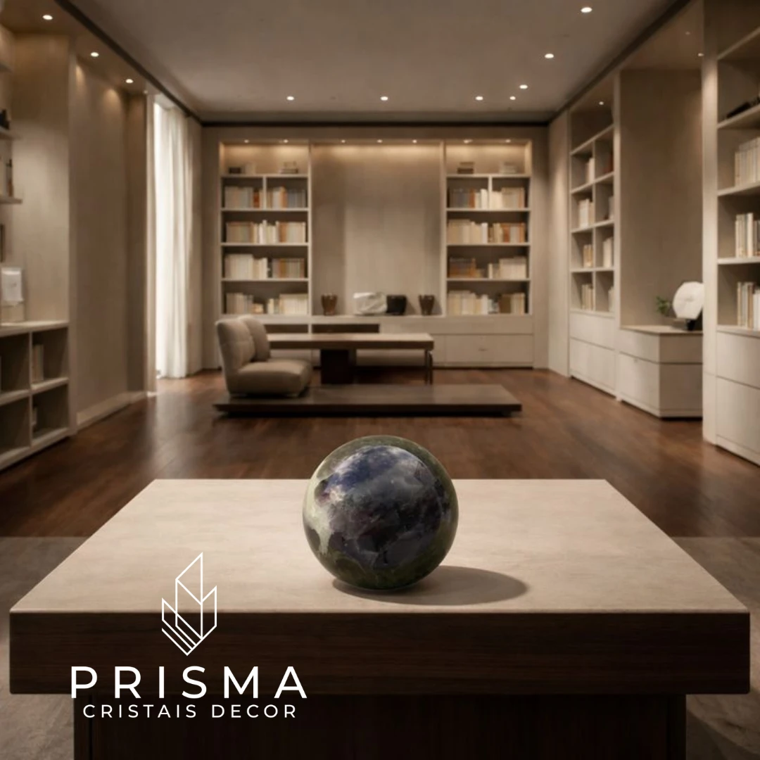 Detalhe da formação em camadas chevron da Ametista premium