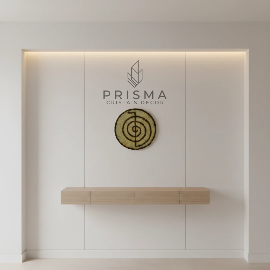 Vista completa da Mandala Espiral - símbolo universal de crescimento e evolução