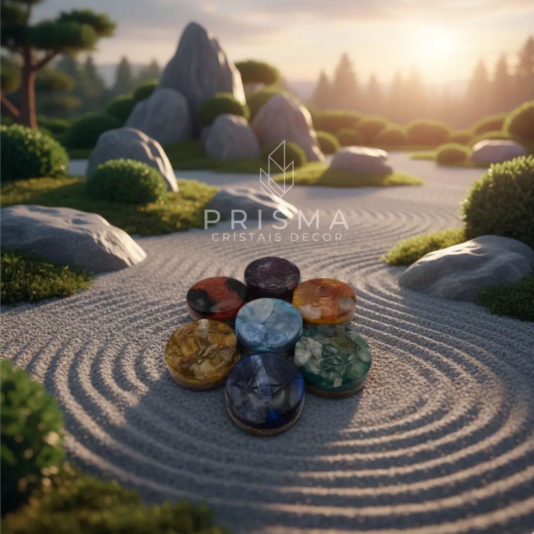 Kit de orgonites premium para harmonização energética