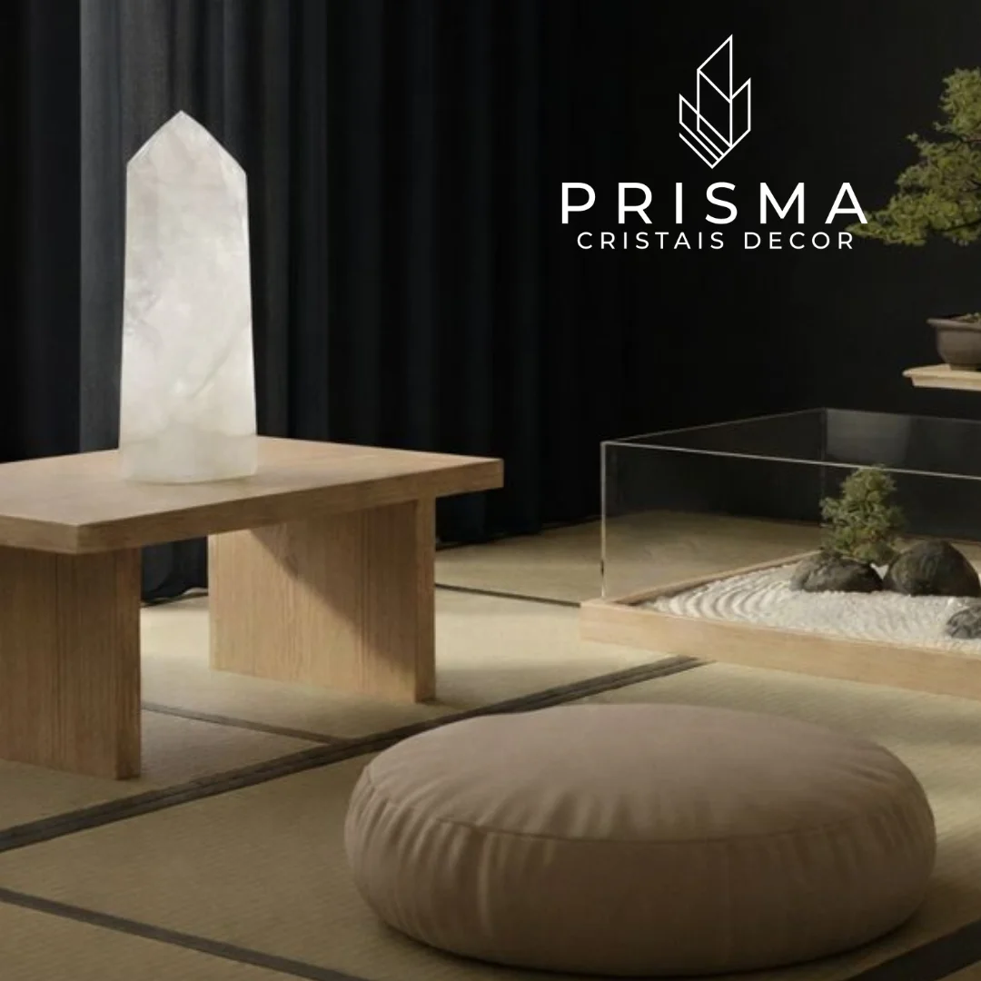 Ponta de Quartzo Branco 46cm — Master Healer formado por milhões de anos, chakra coroa clareza mental