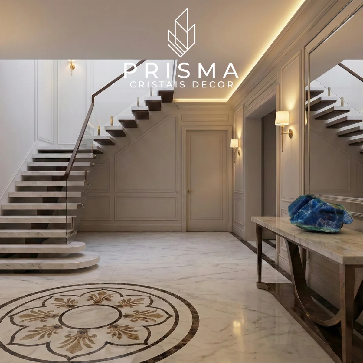 Canudo de Apatita Azul Natural