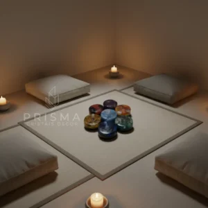 Orgonite Kit 7 Chakras em resina, metais e cristais naturais premium